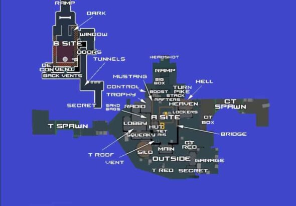 All CS2 Nuke Callouts Explained