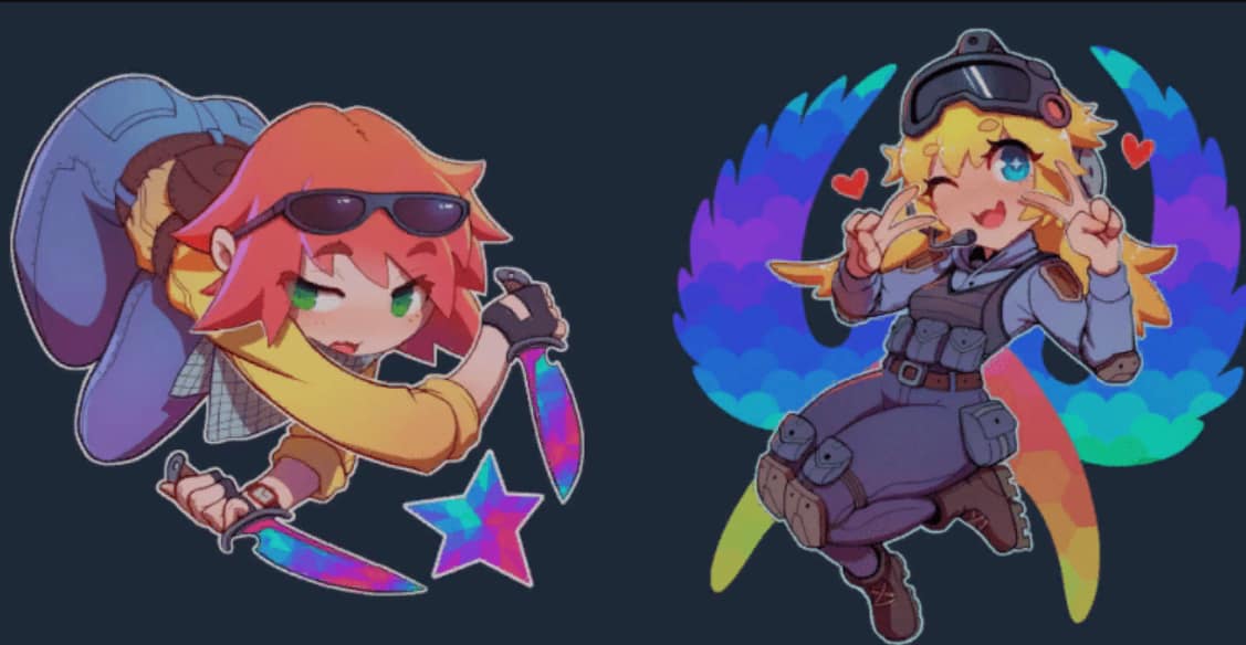 Best CS:GO and CS2 Anime Stickers